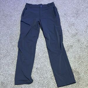 REI Black Cargo Pants with Elastic Waistband